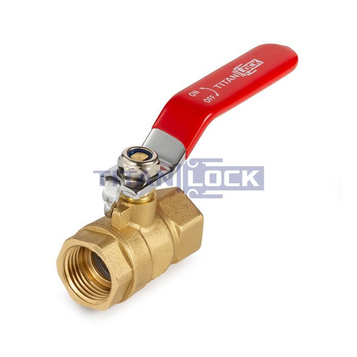 0,5in, шаровый кран, резьба BSP, латунь TL50BVBR TITAN LOCK 