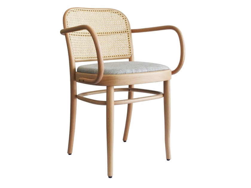 Мягкий стул из бука с подлокотниками Wiener GTV Design N. 811 ARCH-00110649