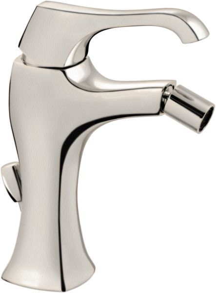 76004NS Смеситель Ares с донным клапаном для Биде, цвет зачищенный никель EMMEVI