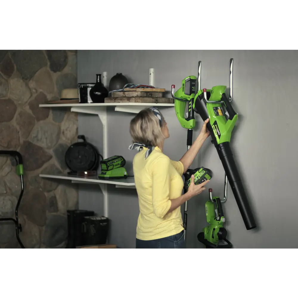 Воздуходувка аккумуляторная Greenworks 2400807 40 В АКБ и ЗУ не в комплекте STLM-2156144 - Вид №5