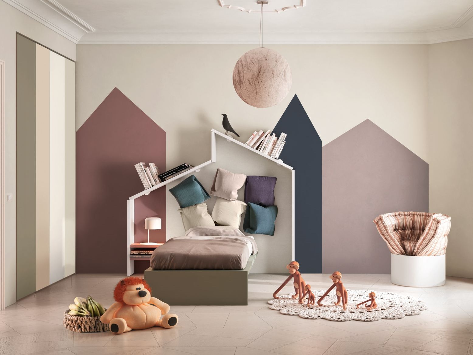 Односпальная кровать Lago Kids &amp ARCH-00068214 - Вид №1