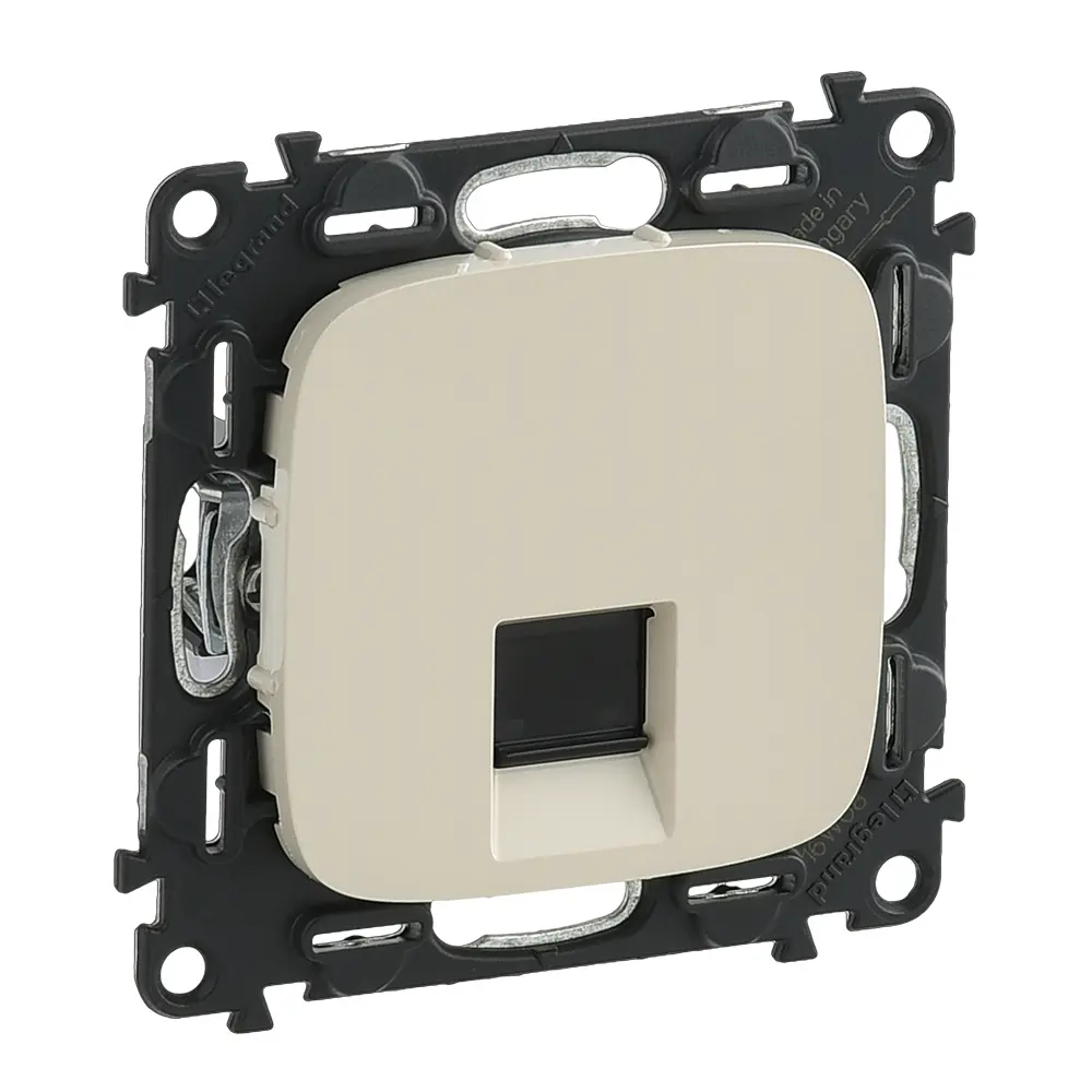 Розетка компьютерная Legrand VLN-A RJ45 CAT5E UTP цвет слоновая кость Valena Allure STLM-2087046 - Вид №1
