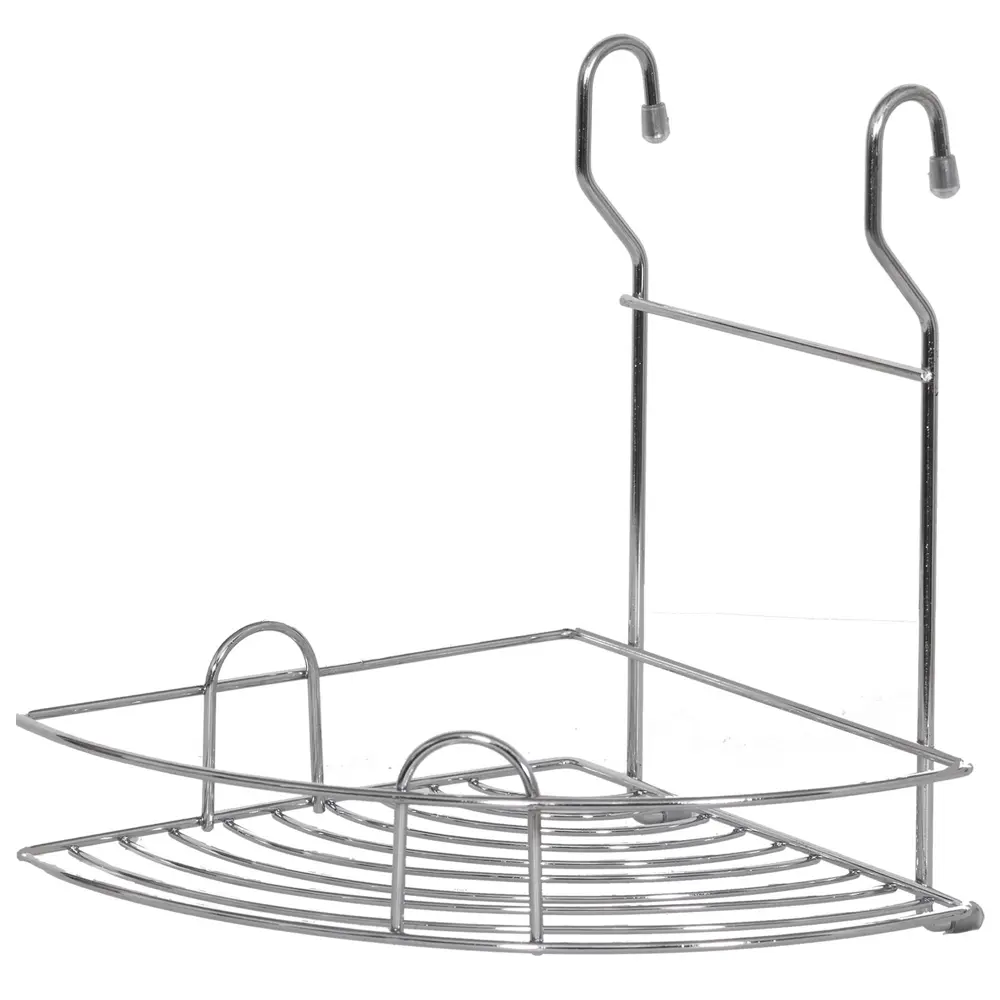 Полка угловая малая Delinia 20.5x20.5x25 см сталь цвет хром STLM-2018374