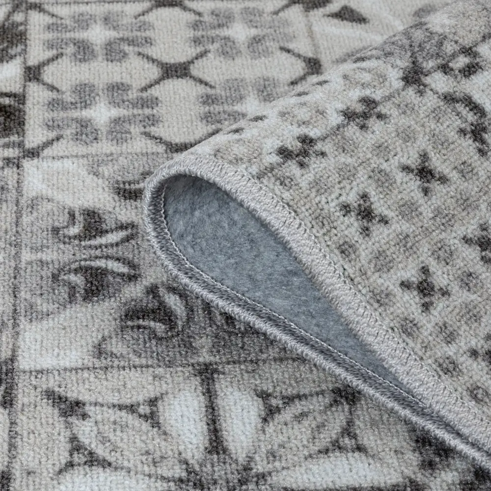 Ковер Пралеска 240x340 см полиамид P2864/А2/124 цвет серо-белый ВИТЕБСКИЕ КОВРЫ STLM-2086075 - Вид №3