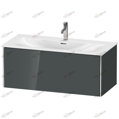 XS422503838 Тумбочка подвесная XSquare #XS4225 1010 x 478 мм Доломитово-серый глянцевый лак Duravit