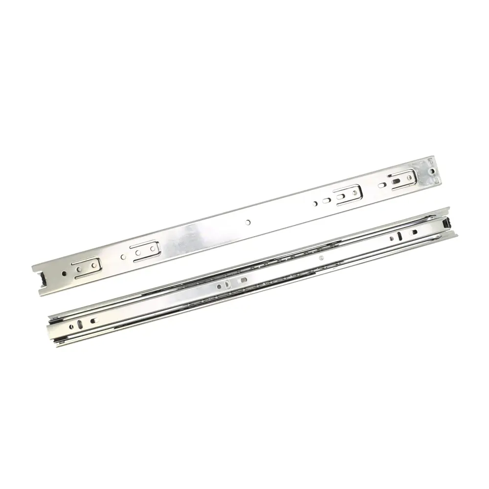 Направляющие шариковые полного выдвижения l350 h35 мм, сталь, цвет серый-серебристый Santreyd STLM-2066499 - Вид №1