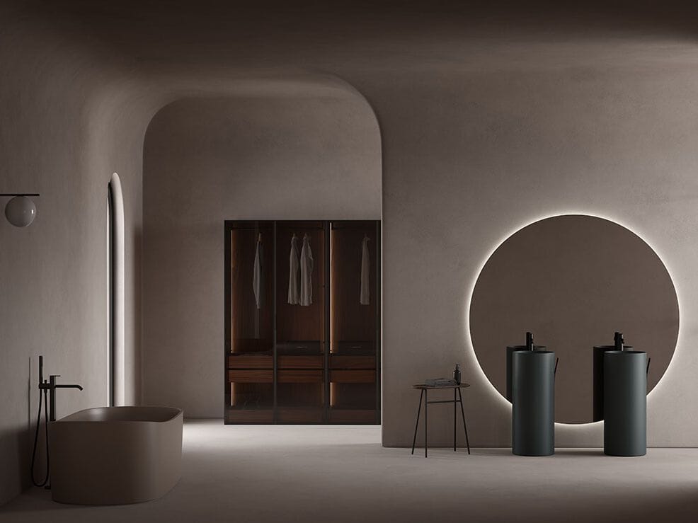 Отдельно стоящий круглый умывальник Inbani ARCH-00131162 - Вид №2