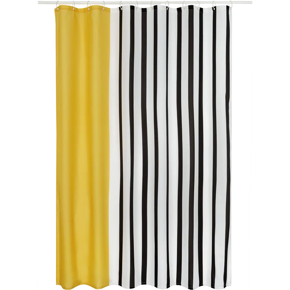 Штора для ванной Vidage Чауда с люверсами 180x200 см полиэстер цвет белый STLM-2161163 - Вид №1