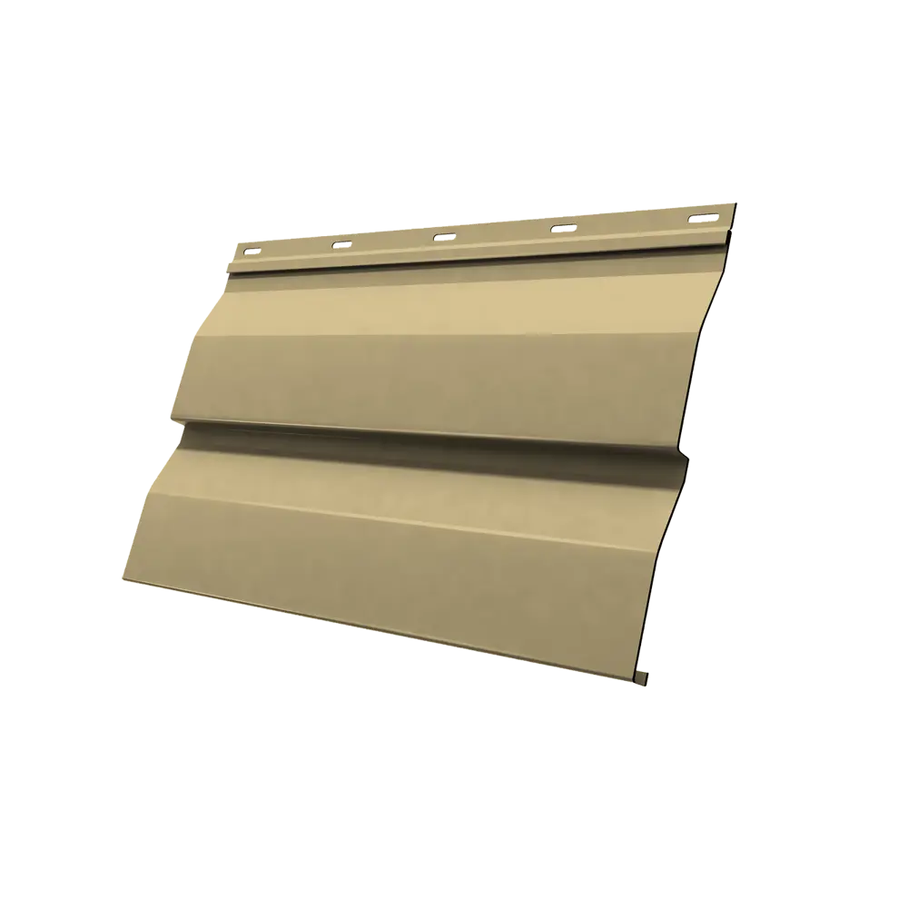 Сайдинг металлический Брус 3 м Слоновая кость 0.72 м² Santreyd нет STLM-2121767