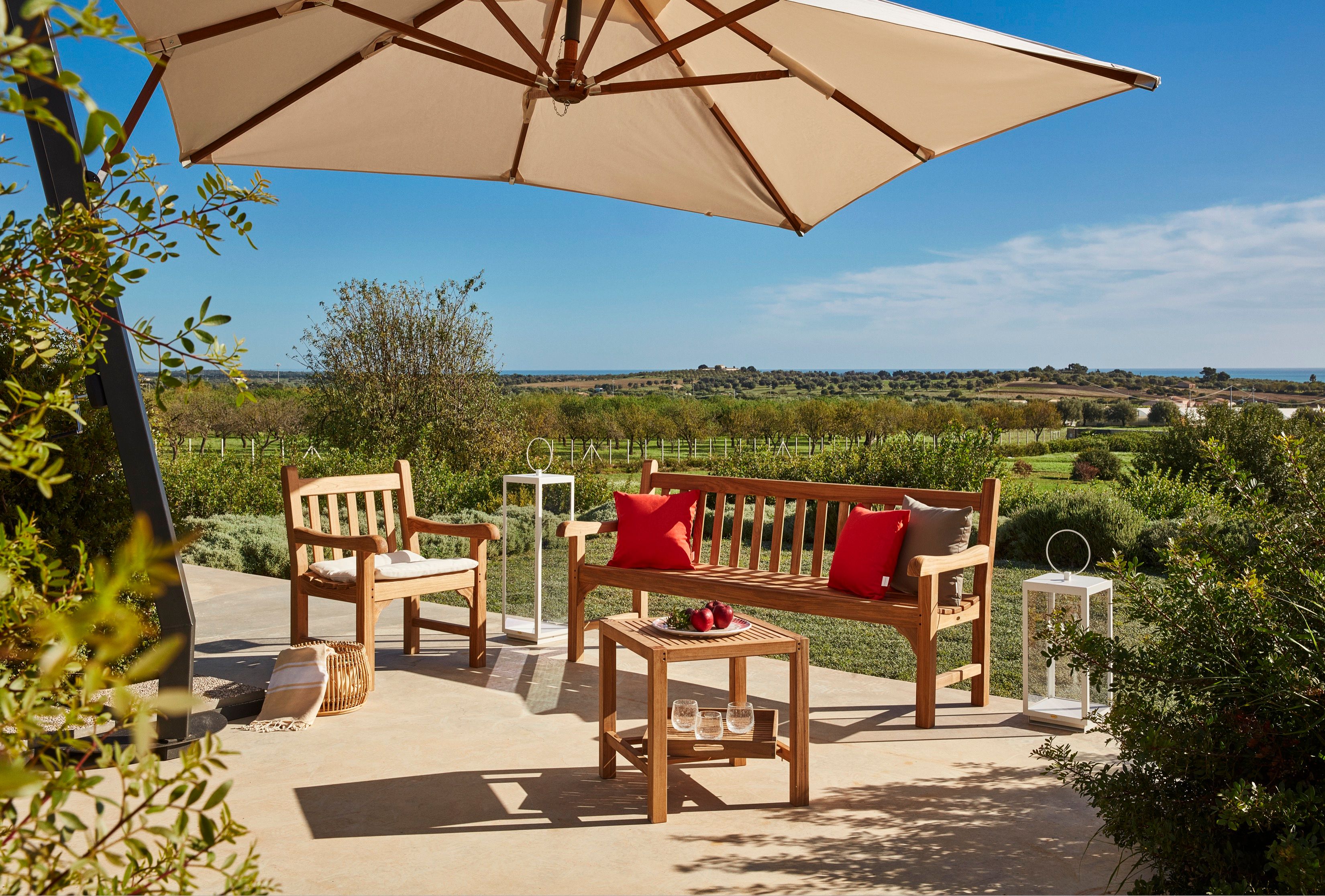 Садовое кресло из тикового дерева с подлокотниками Unopiù Chelsea ARCH-00055263 - Вид №2