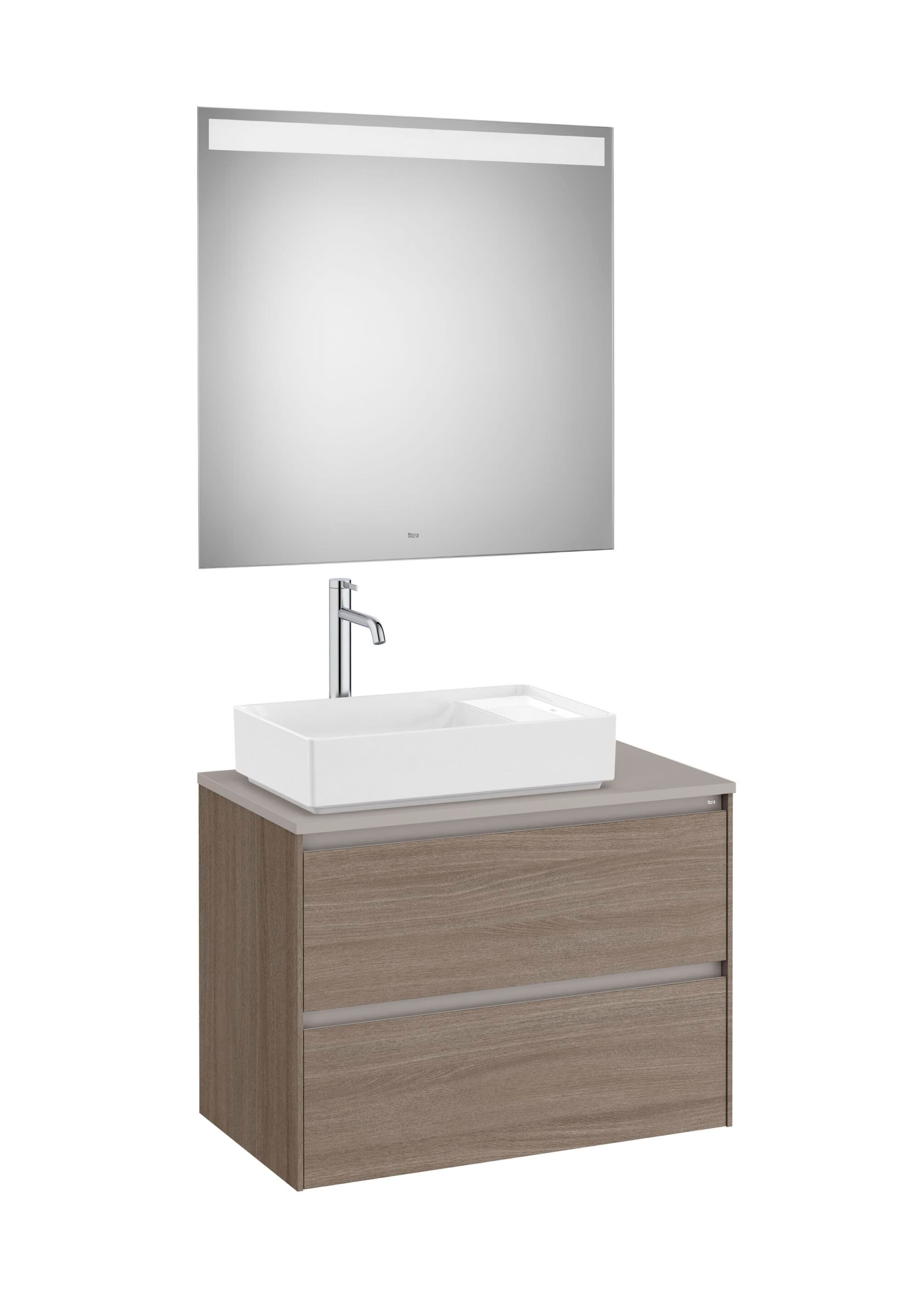 Деревянный одиночный умывальник с зеркалом Roca Ona ARCH-00036665 - Вид №18