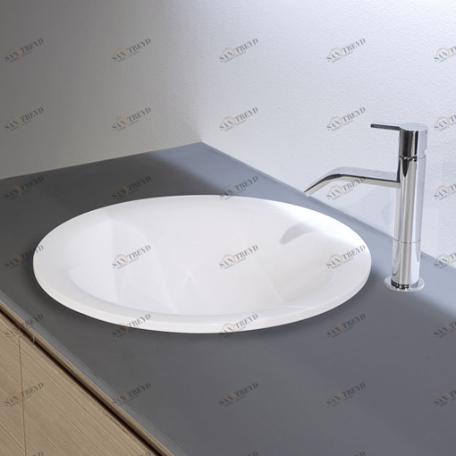 TRIOTONDO Накладная раковина под столешницу  овальная Antoniolupi 