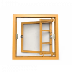 Ревизионный люк под плитку, распашной с регулировкой на присоске 300Х300