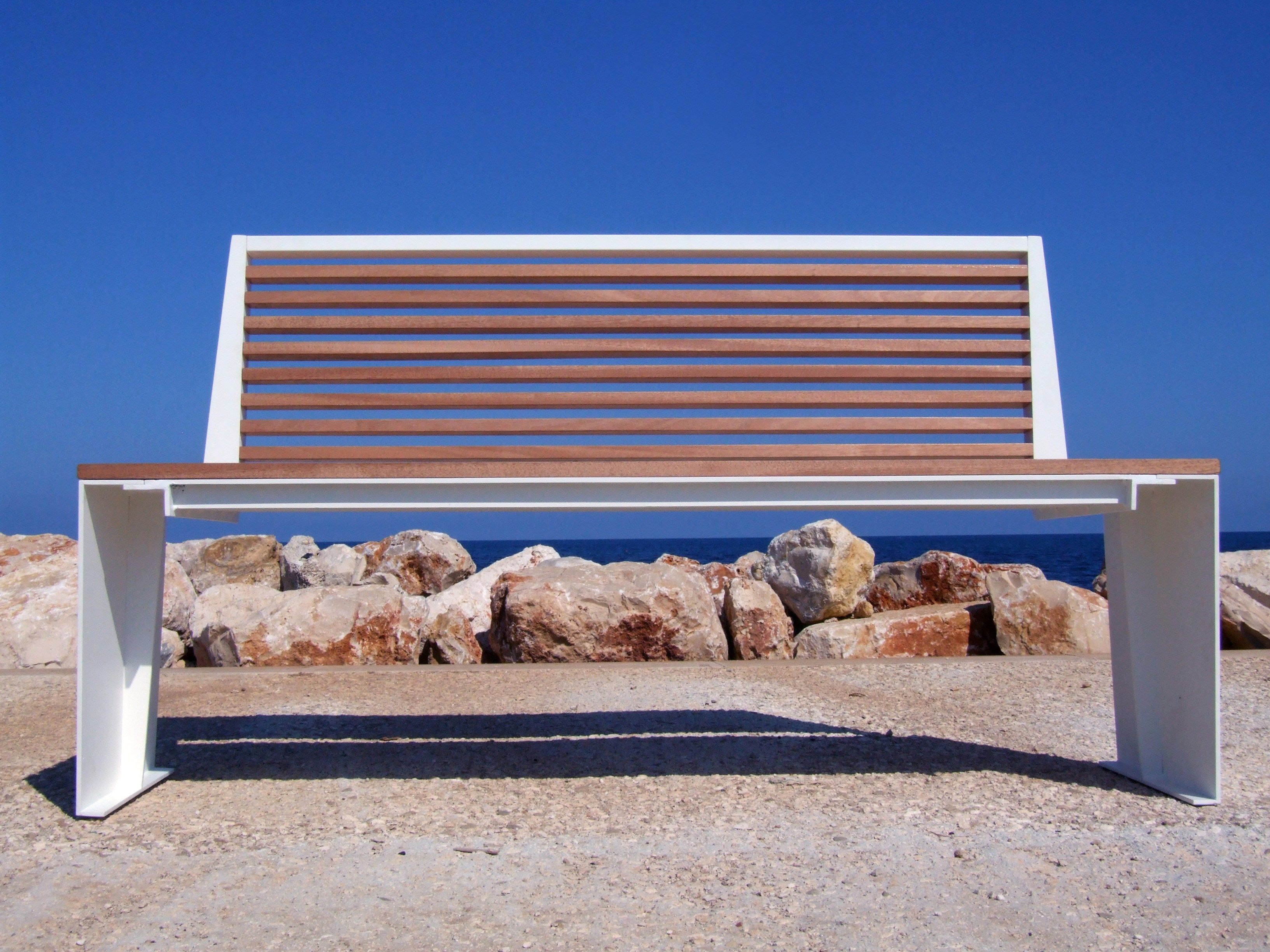 Деревянная и стальная скамья LAB23 Мэрилин ARCH-00104415 - Вид №2