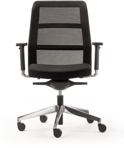 Wiesner-Hager Офисное кресло на 5 спиц с подлокотниками на колесиках Paro_2 sun-id-1349545 - Вид №3