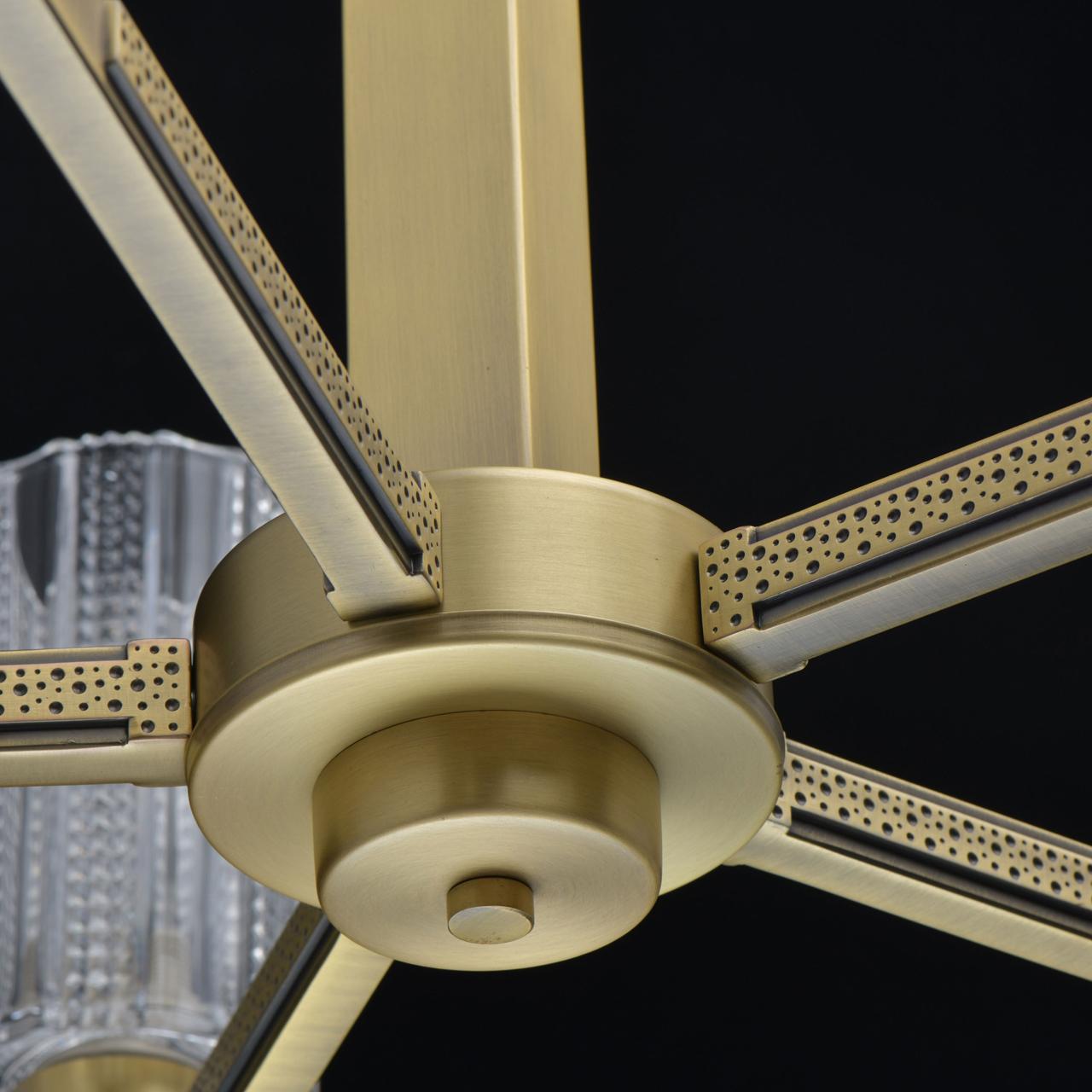 Подвесная люстра MW-Light Альгеро 285011605 MW-LIGHT ДИЗАЙНЕРСКИЕ, АЛЬГЕРО 279656 Желтый  - Вид №2