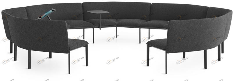 Lapalma Изогнутый модульный диван из ткани Add sun-id-1507978