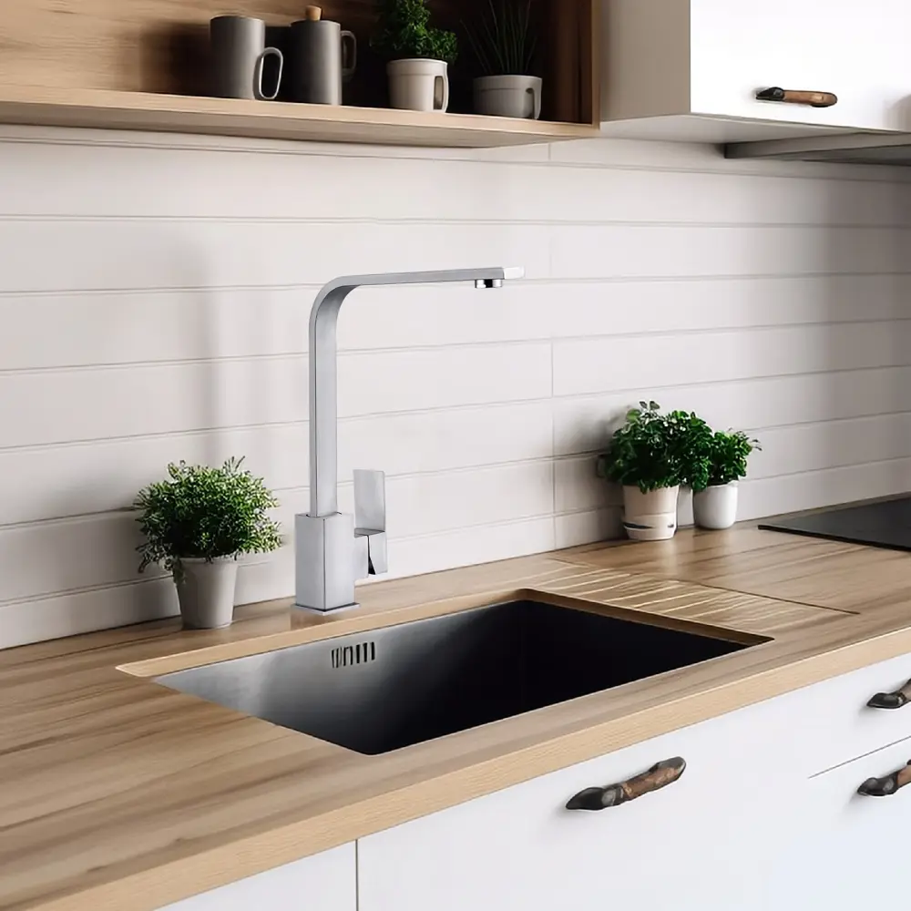 Смеситель кухонный Vidage VFR8646-1 высота 33.5 см цвет сатин STLM-2060912