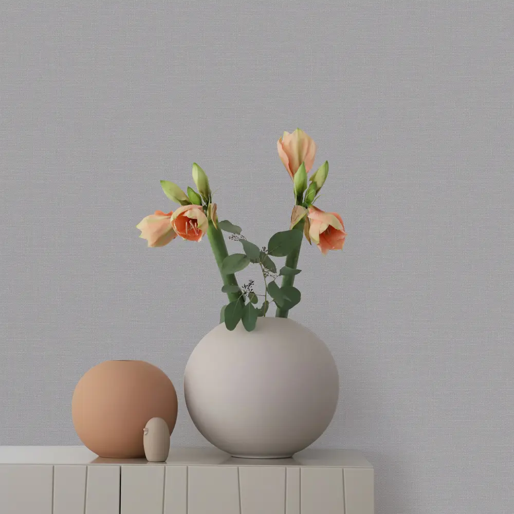 Флизелиновые обои Erismann Morris серые 1.06 м - современный стиль для гостиной и спальни 89415759 STLM-1575914 - Вид №3