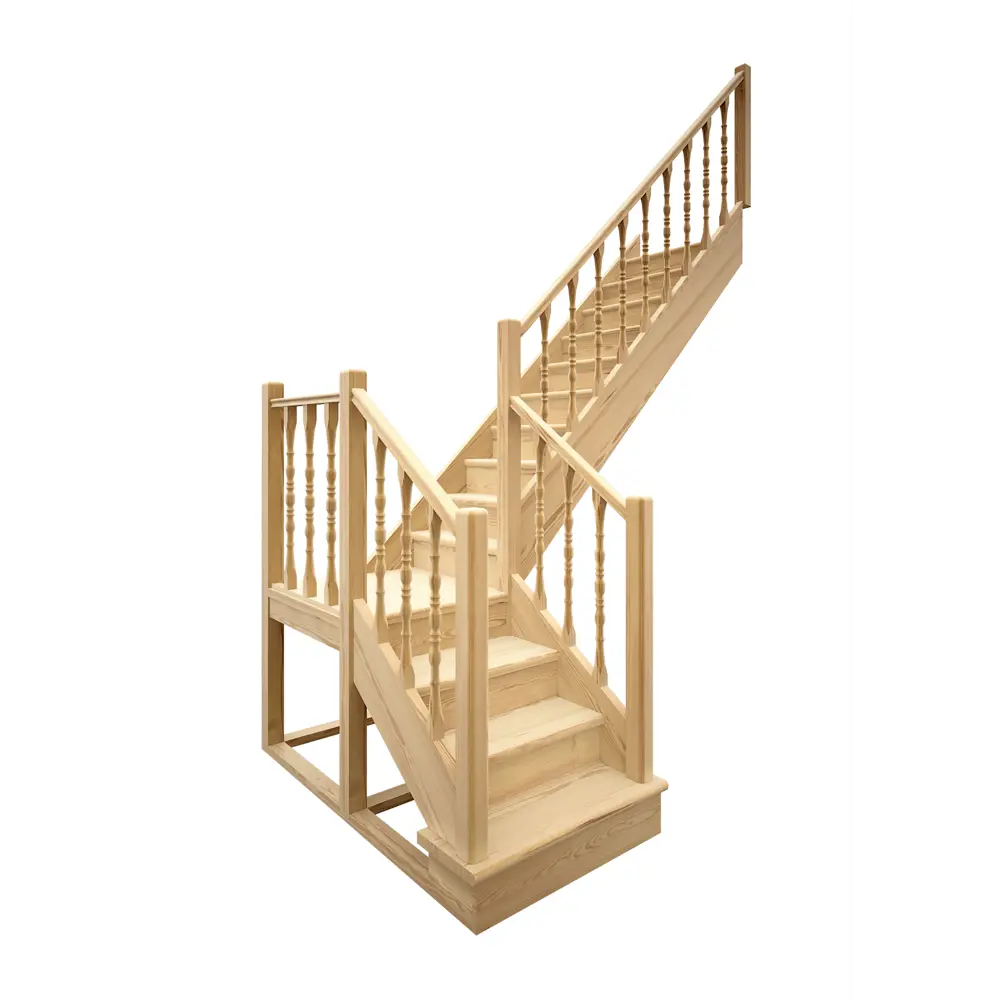 Лестница поворотная 90° ЛЕС-04 универсальная ЛЕСЕНКА STLM-2156231