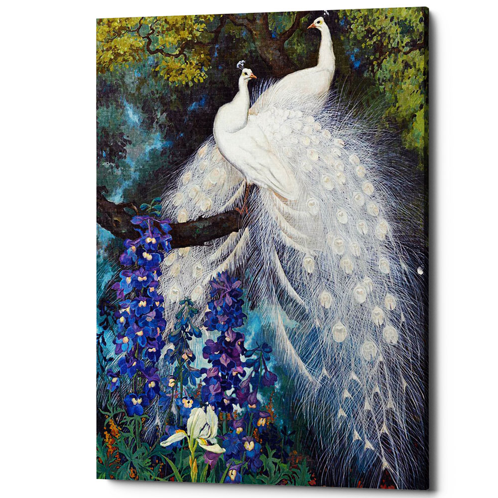 75080015 Картина «Королевский павлин», версия 3 (холст, галерейная натяжка) Object Desire 