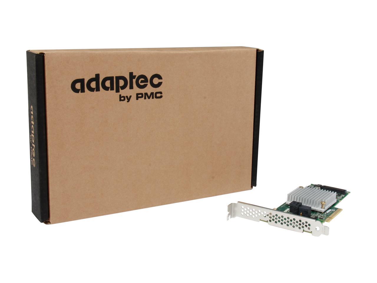 2277600-R asr-8405 single (hybrid raid 1, 10 raid 0, 1, 10, 1e, 5, 6, 50 and 60, 4 int. ports(sff8643), 1024 cache, кабели отдельно) Adaptec Santreyd  - Вид №4