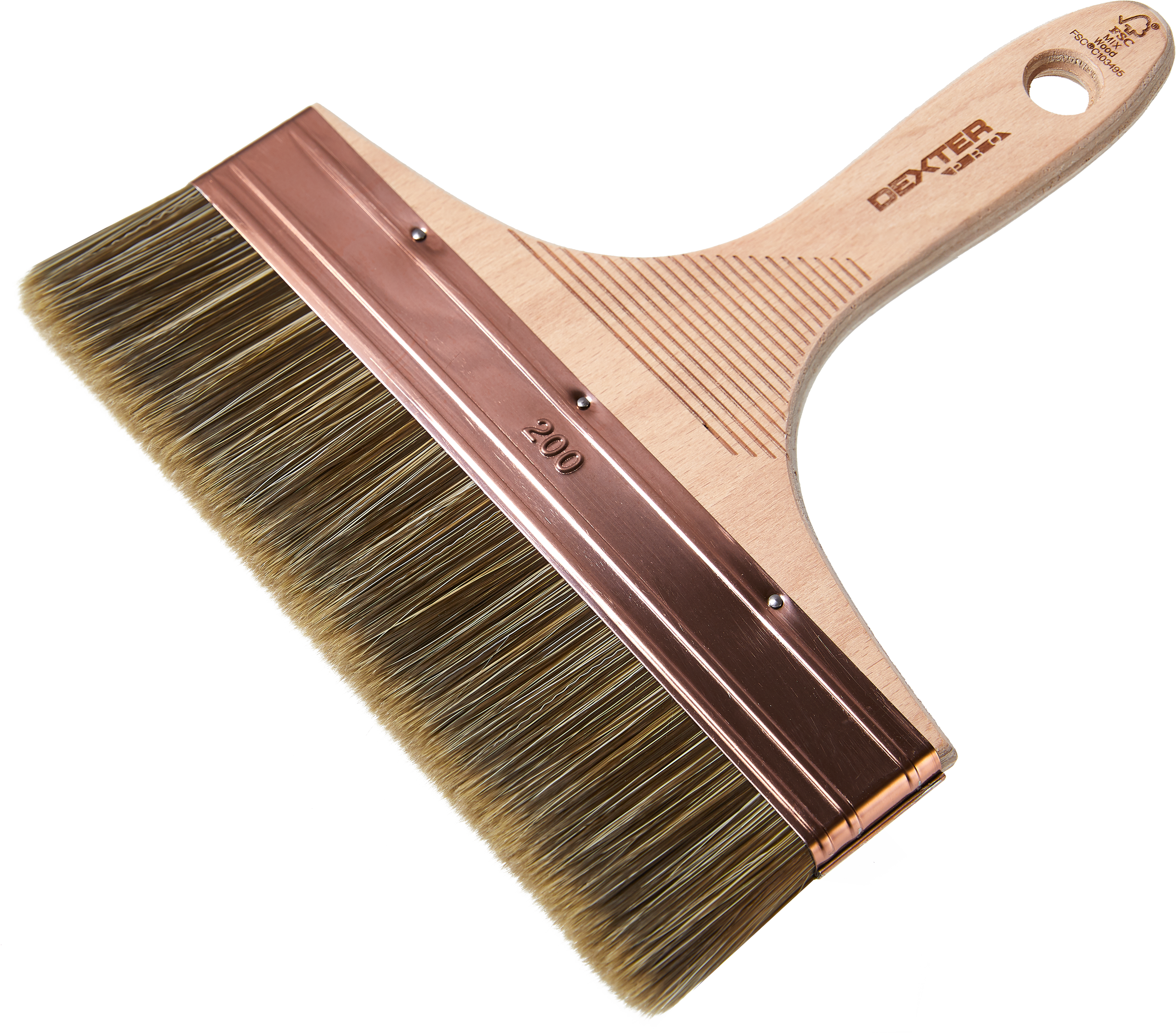 Флейцевая кисть Dexter PRO 200 мм для профессиональной отделки 82798212 STLM-0036036