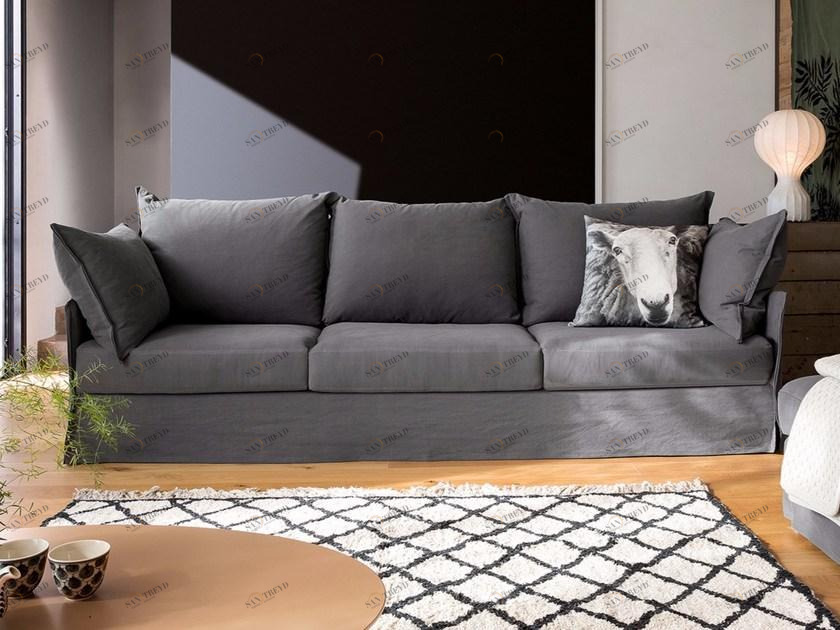 Dall'Agnese 3-х местный тканевый диван со съемным чехлом Every sun-id-1487221