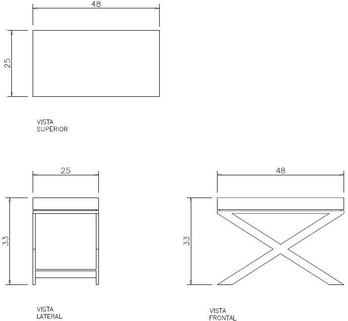 Vallvé Табурет для ванной Ex 2010050 - Вид №2