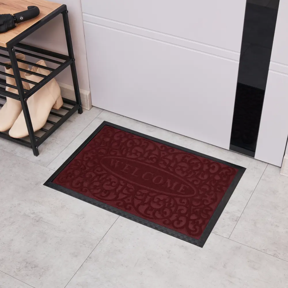 Коврик придверный INSPIRE Lenzo 40×60 см из переработанных материалов 82761219 STLM-0035635 - Вид №5