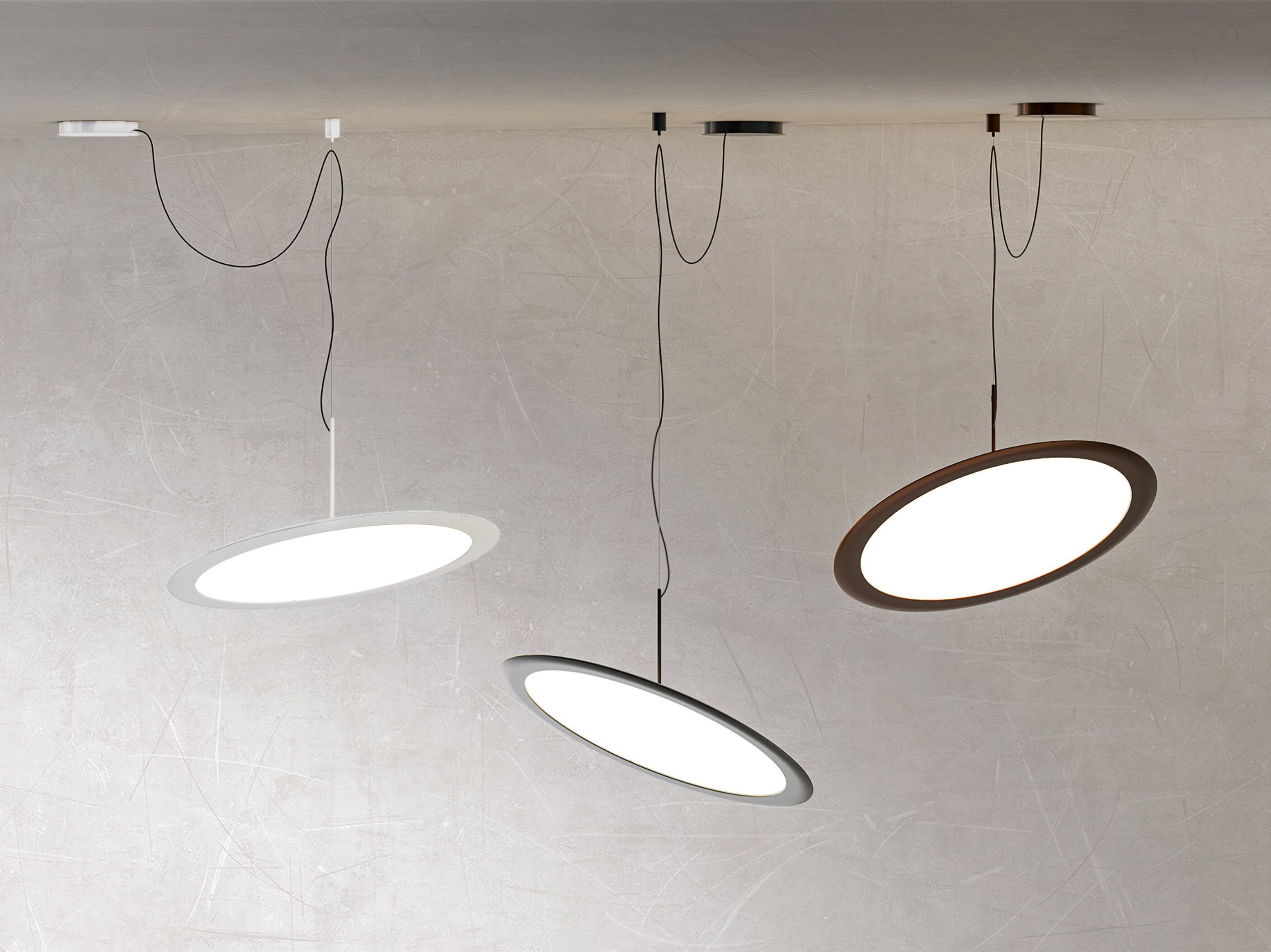 Регулируемая алюминиевая подвесная лампа Martinelli Luce NOURA ARCH-00065547