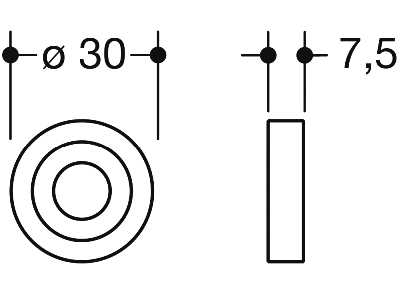 67378 стопорный элемент HEWI USA Produkte  - Вид №1