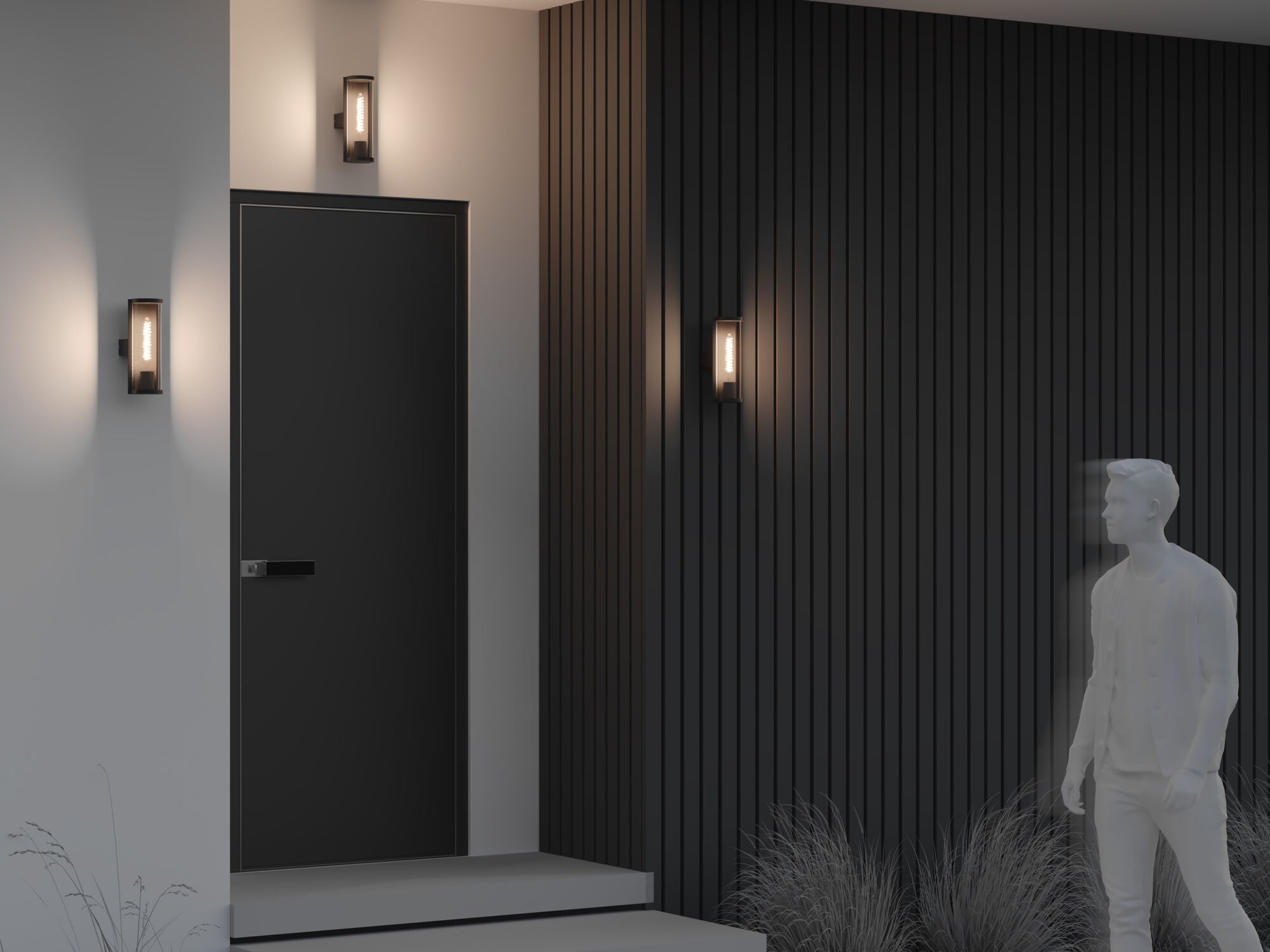 Алюминиевая наружная настенная лампа Maytoni Conf ARCH-00031705 - Вид №3