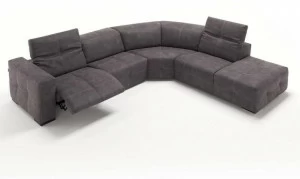 Egoitaliano Угловой диван Relax из кожи с электроприводом