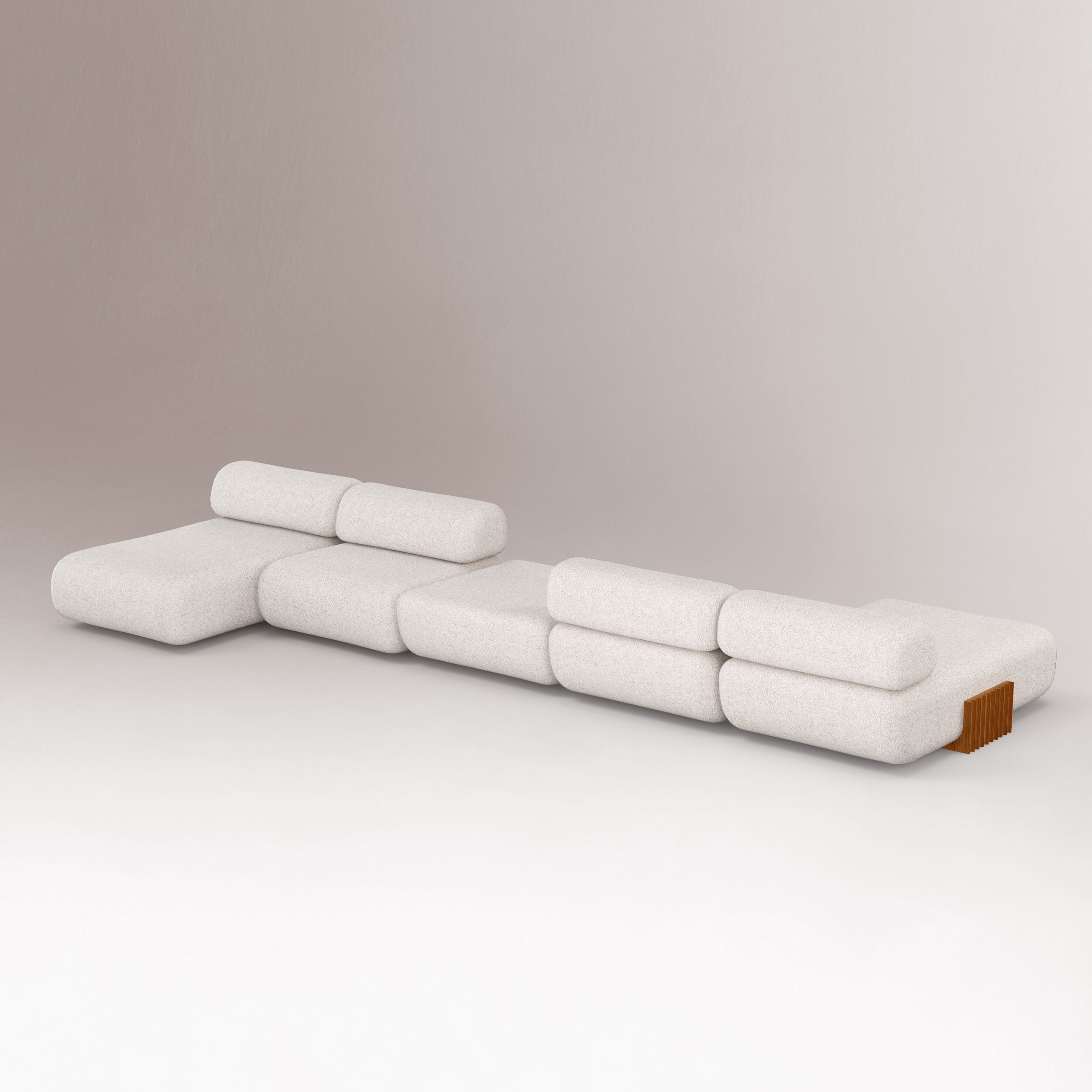 Модульный тканевый диван DOOQ Carmel ARCH-00002800 - Вид №3