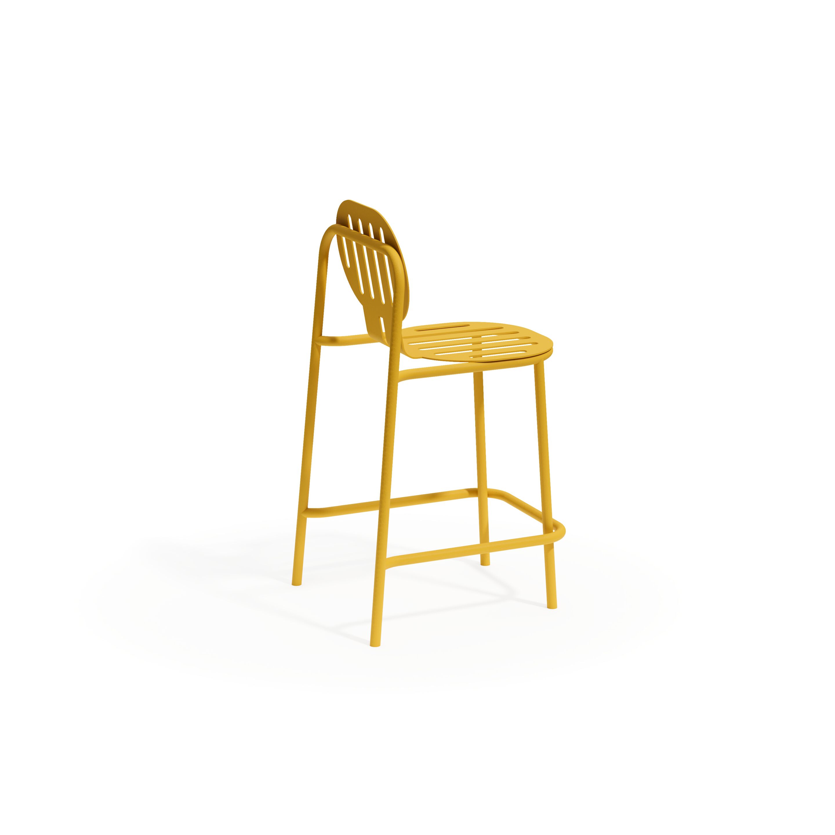 Высокий алюминиевый садовый стул с порошковым покрытием со спинкой Joyf пустыня ARCH-00120103 - Вид №13