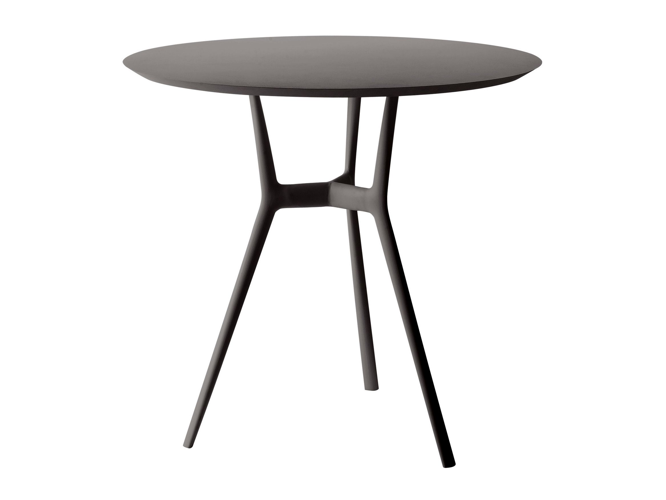 Алюминиевый круглый садовый стол с порошковым покрытием TRIBÙ Branch ARCH-00077140