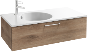 EB2516-R6-E10 Тумба под столешницу 100 см, 1 ящик, белая ручка JACOB DELAFON ODÉON RIVE GAUCHE