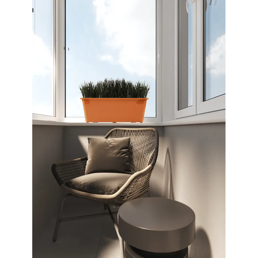 Santreyd Балконный ящик для цветов в терракотовом цвете 12973221 ЛЦ STLM-0002605 - Вид №6