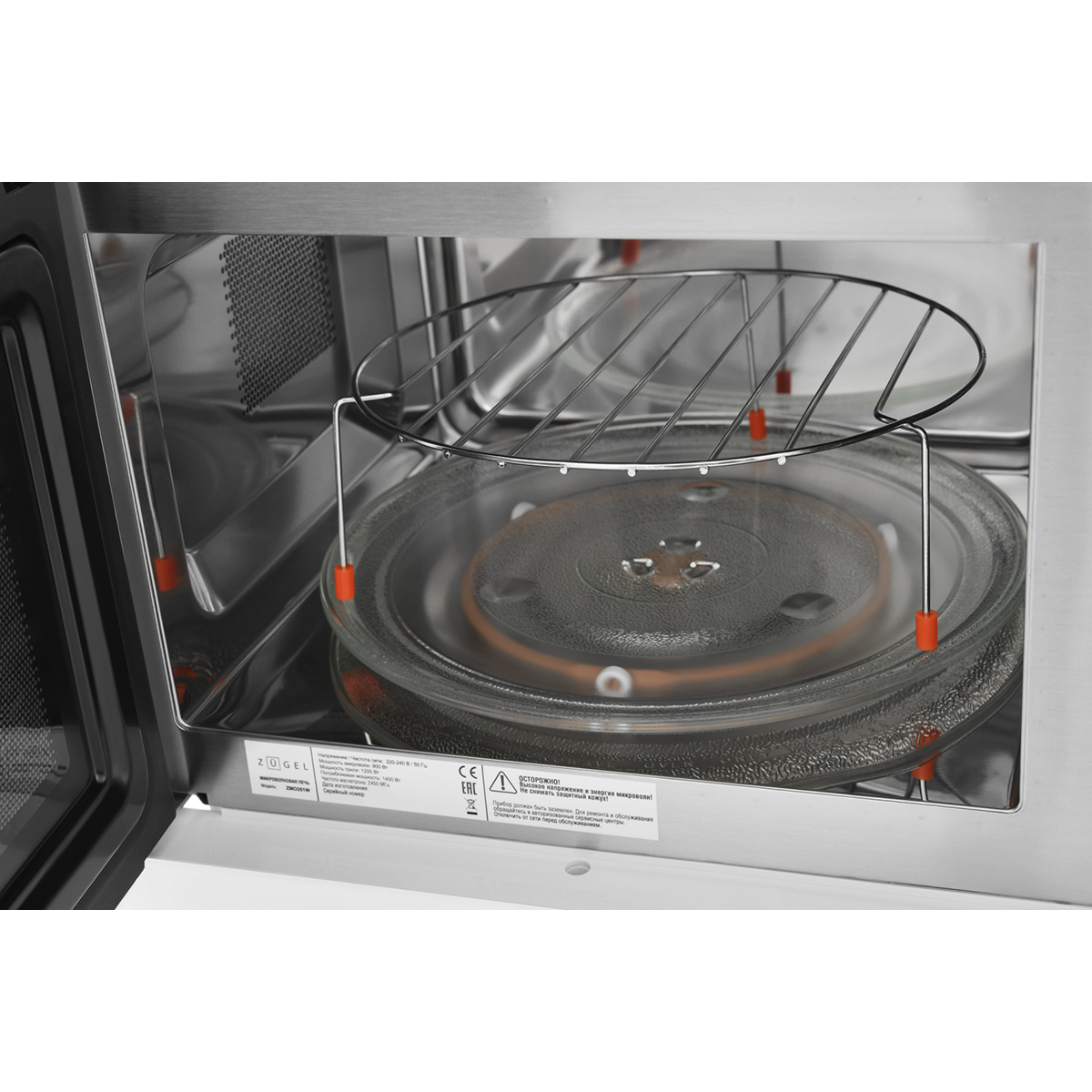 9990953 Встраиваемая микроволновая печь ZUGEL ZMO251W белый STDN-0134659 - Вид №5