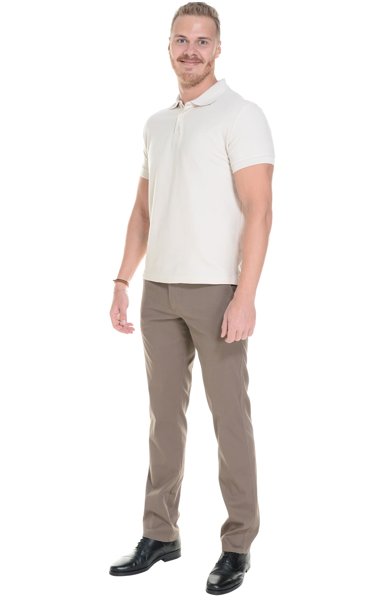 68245 Брюки  мужские chocolate (коричневые) El-Risto  Одежда для официантов  размер 48/182-188  - Вид №4