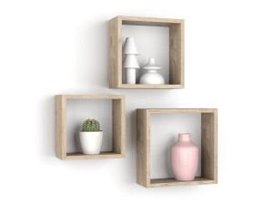 Навесной шкаф из меламинированного дерева