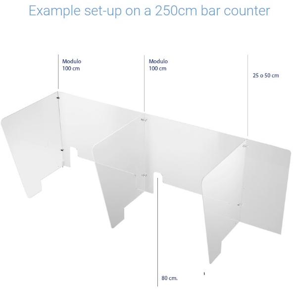 ISA Барьер Parafiato из оргстекла для стойки sun-id-1424544 - Вид №1