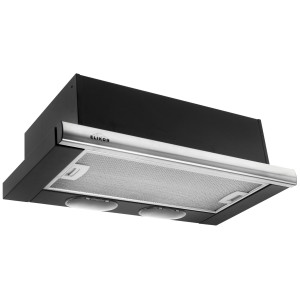 1040498 Вытяжка телескопическая ELIKOR Интегра 60П-400-В2Л черный/серебристый