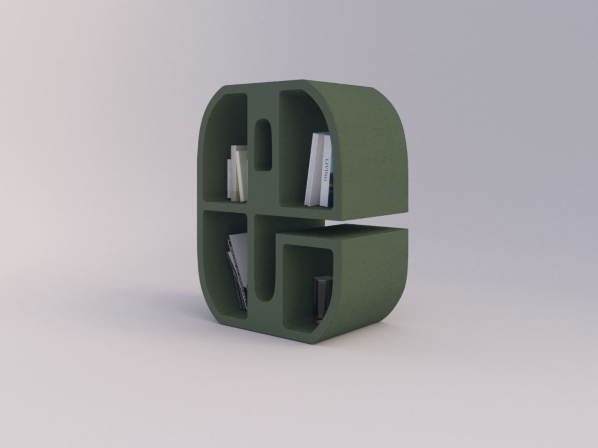 Мебель контейнеры в бетонной конструкции Voltan 555 ARCH-00021949 - Вид №74