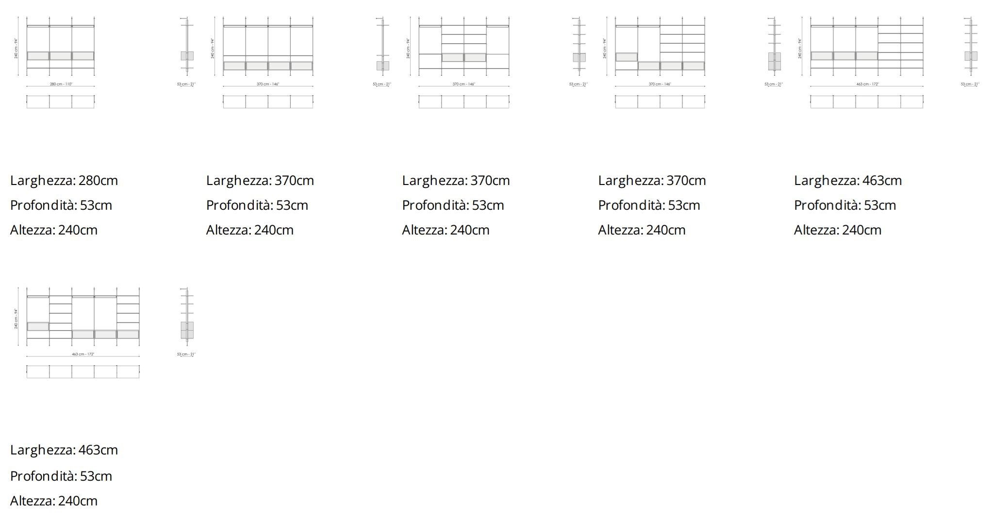 Металлическая гардеробная BONALDO Roll ARCH-00105920 - Вид №4