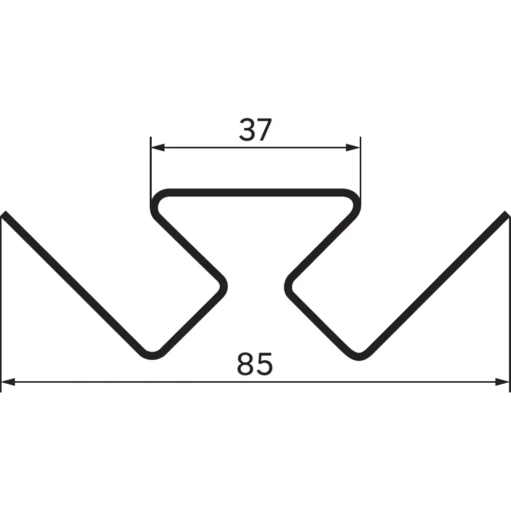 Угол внутренний для сайдинга MONLID цвет белый STLM-2007219 - Вид №1