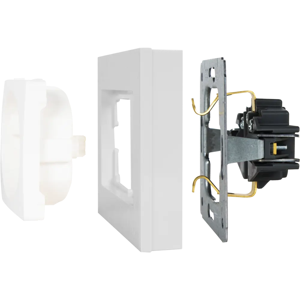 Рамка для двойных розеток Werkel Flock, цвет белый STLM-2096344 - Вид №2