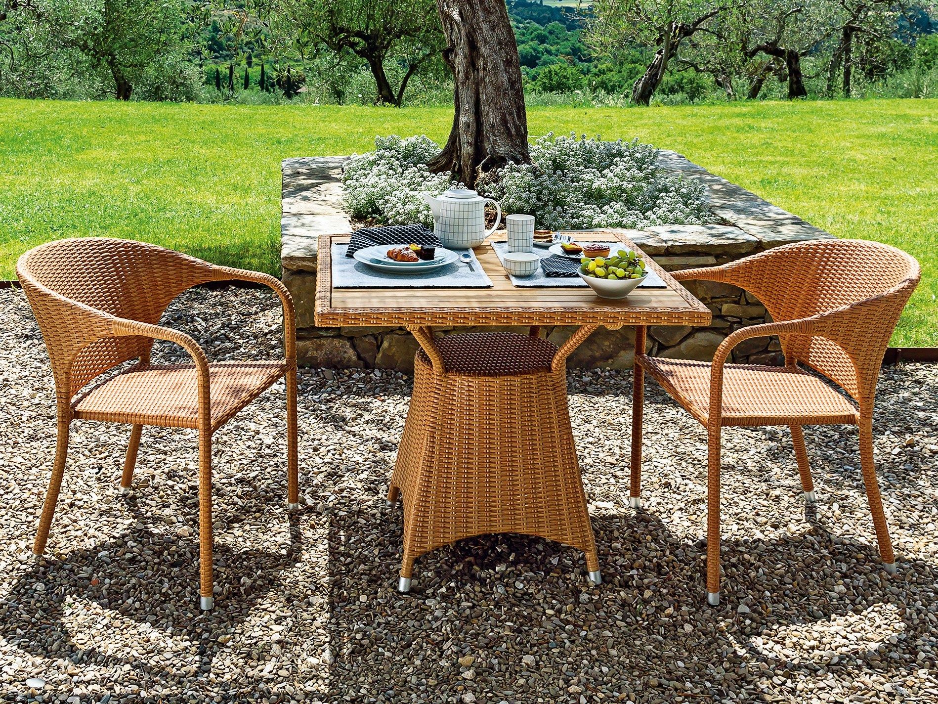 Садовый стул с подлокотниками Il Giardino di Legno Waikiki ARCH-00121400 - Вид №2