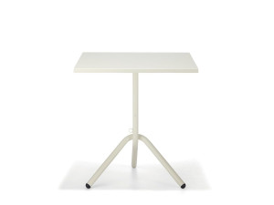 Квадратный стол с откидным верхом из листового металла